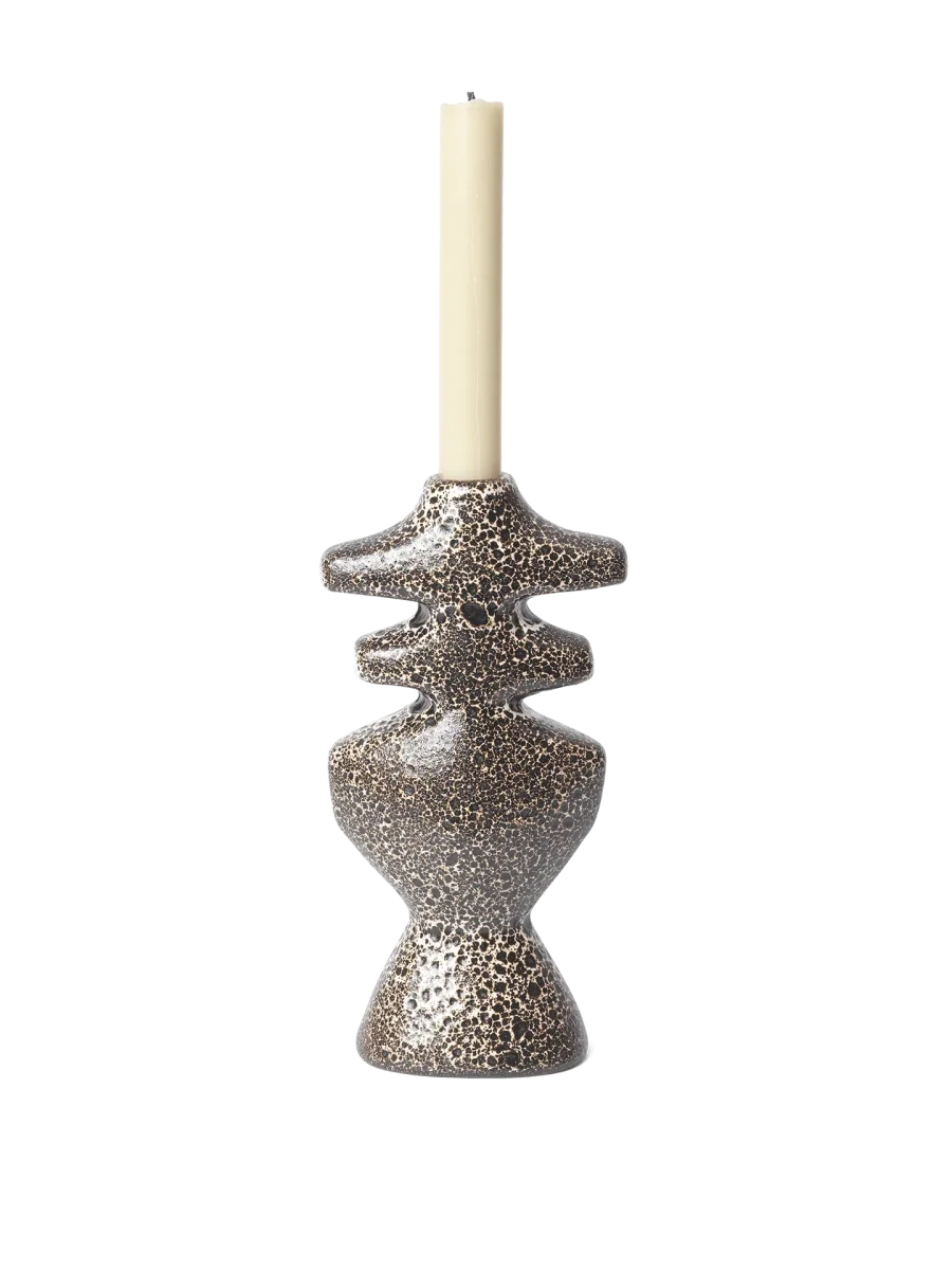Yara Candle Holder - Large - Brown Spot - Bild 2