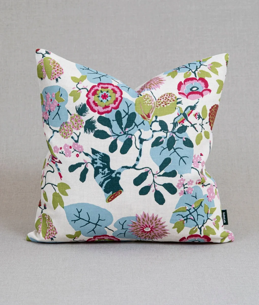Kuddfodral “Indiens blomster” 50x50 Natur - Bild 2